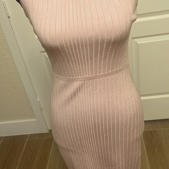 Cushnie Et Ochs Sleeveless Ribbed Lace-Up Back Dress - Picture 5 of 16